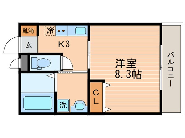 WIND　MILL本町の物件間取画像